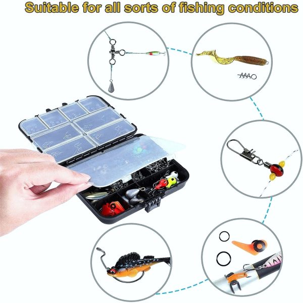 187pcs Fishing Accessories Kit - Image 8