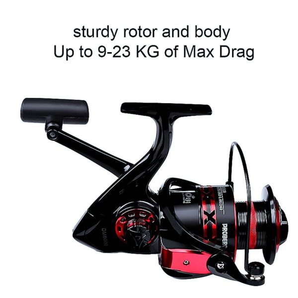 FISHINGHUB-Spinning Fishing Reel for Saltwater Carp with CNC Machined Metal Spool - Image 5