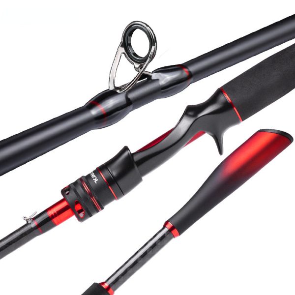 3sections 66-86cm Spinning Rod Carbon Fiber Fishing Lure Rod - Image 2