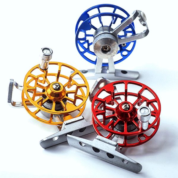 FISHINGHUB- Metal Fishing Reel Portable Ultralight Fishing Raft Reel - Image 3
