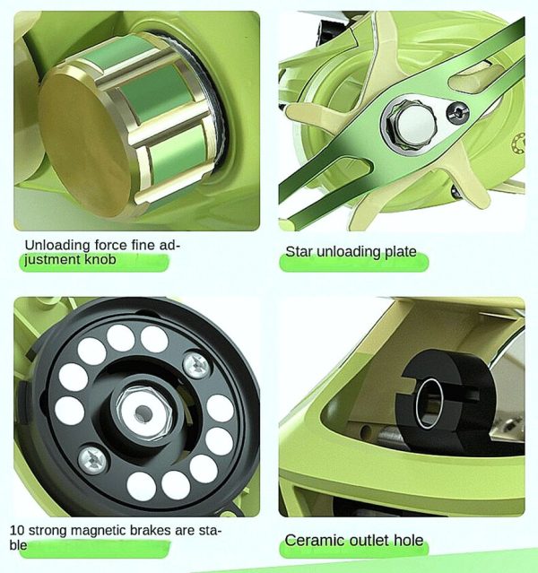 Full Metal Wheel with Micro-object Casting Reel - Image 11