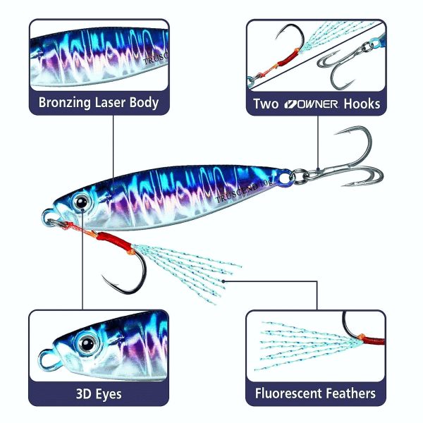 Jigging Fishing Spoon Bass Fishing Lure - Image 5