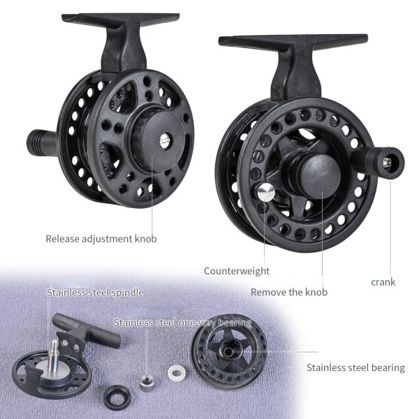 Mini Ice Fishing Rod Portable Carbon Fiber  Winter Fishing Rod - Image 5
