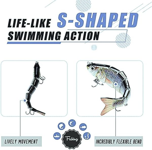 Slow Sinking Multi Jointed Swimbait - Image 4