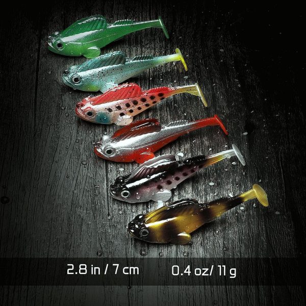 Paddle Tail Swimbait Weedless Fishing Lure for Bass - Image 8