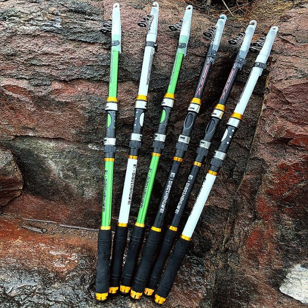 2.1M -3.6M  Hard FRP Carbon Fiber Telescopic Fishing Rod - Image 2