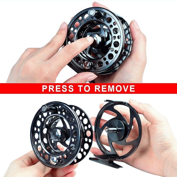 Fly Fishing Reel 5/7-7/9-9/10 WT Aluminum CNC Machine Cut Large Arbor Die Casting - Image 8