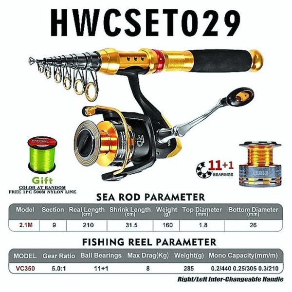Fishing Rod And Reel Combo Set - Image 9