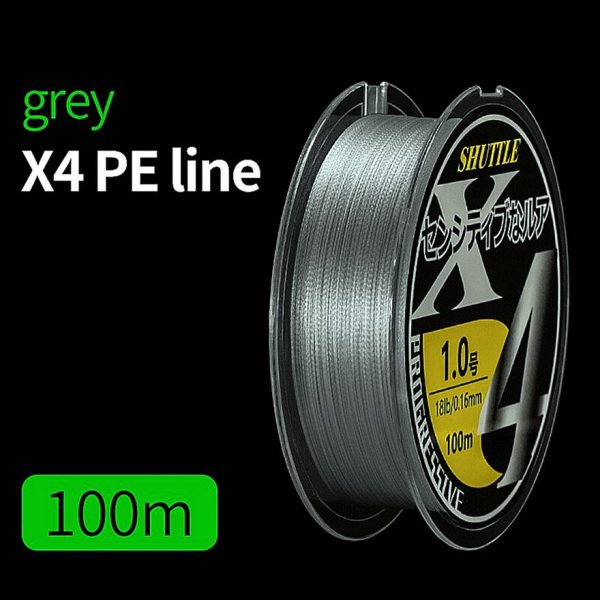 FISHINGHUB- PE Braided Fishing Line 4 Strands 100M 7 Color - Image 15