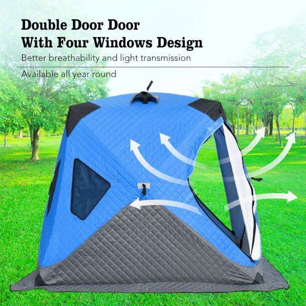 Upgrade Portable Winter Ice Fishing Tent Outdoor Winter Camping Tent - Image 3