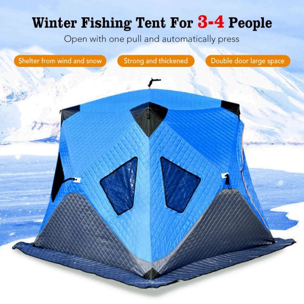 Upgrade Portable Winter Ice Fishing Tent Outdoor Winter Camping Tent - Image 2