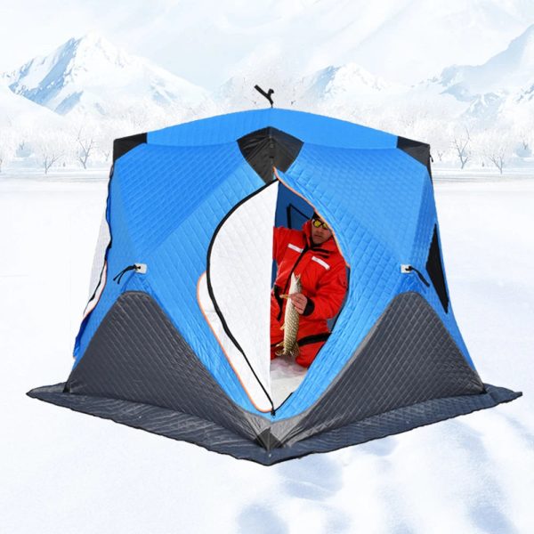 Upgrade Portable Winter Ice Fishing Tent Outdoor Winter Camping Tent - Image 5