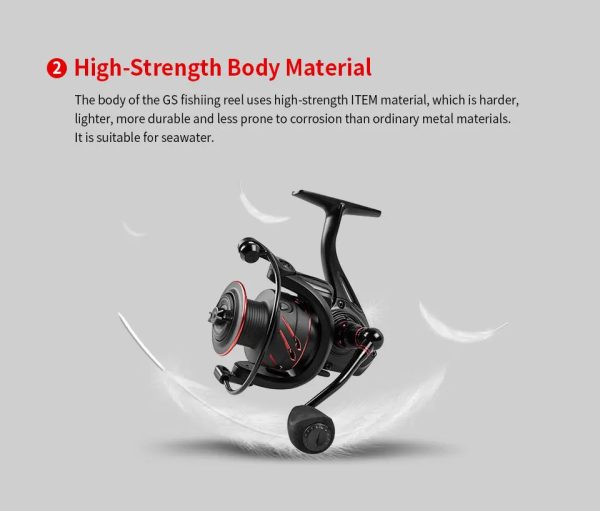 FISHINGHUB NEW FISHING REEL METAL SPOOL SPINNING REEL - Image 11
