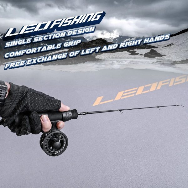 Mini Ice Fishing Rod Portable Carbon Fiber  Winter Fishing Rod - Image 2
