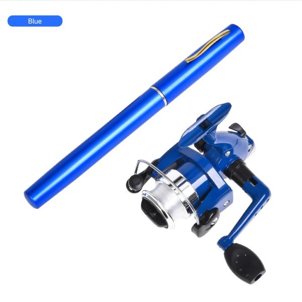 Mini Pen Ice Fishing Rod and Spinning Reels Coil 5.1:1 Set Kit - Image 11