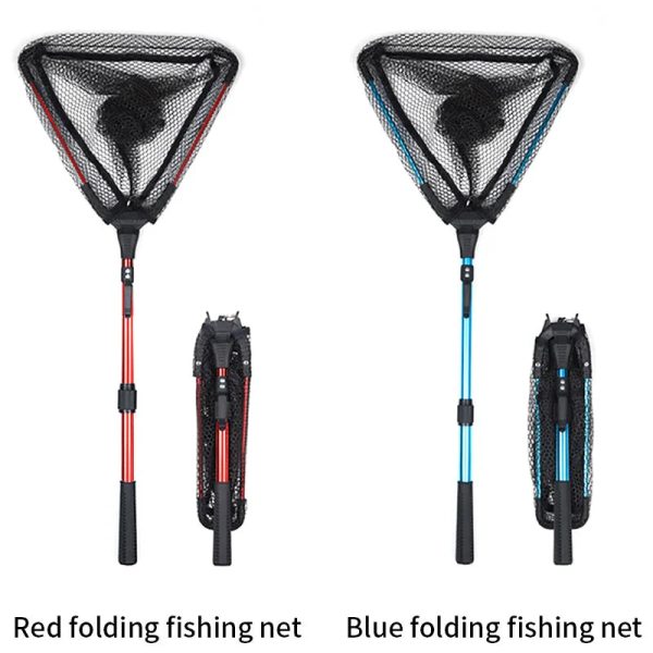 90cm Foldable Fishing Portable Handle Net - Image 6