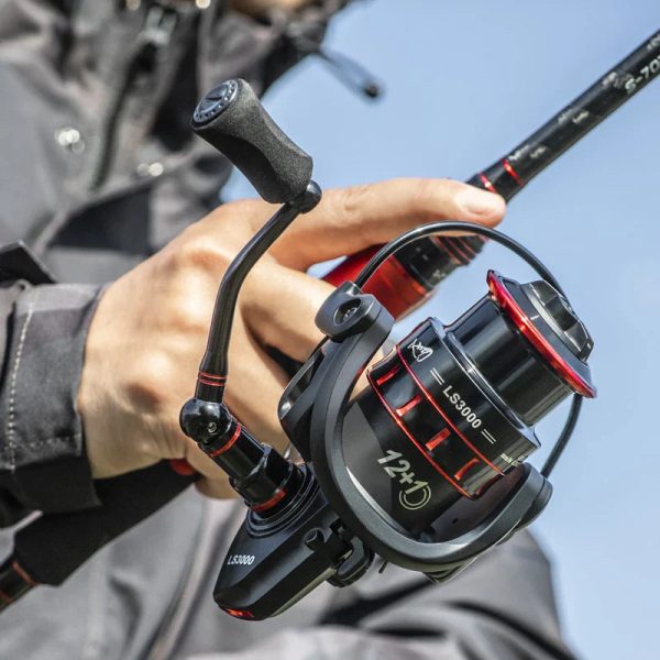FISHINGHUB  DOUBLE GRIP DEEP SHALLOW SPOOL SPINNING REEL - Image 3