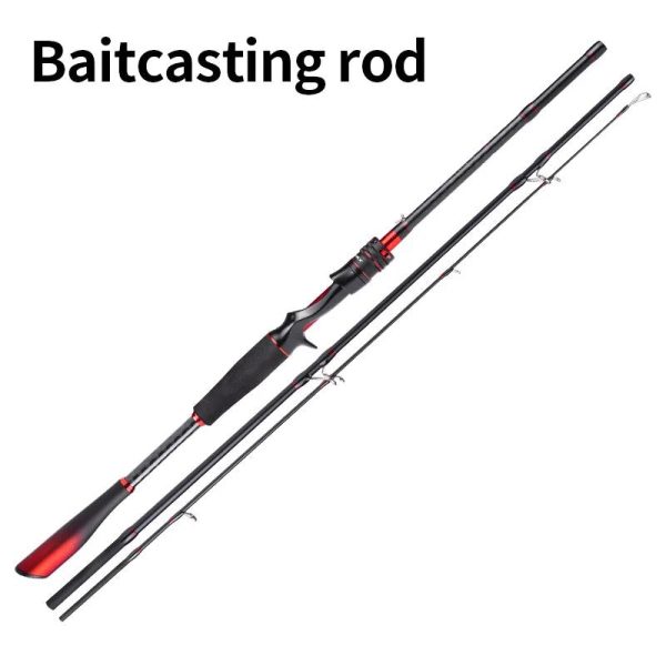 3sections 66-86cm Spinning Rod Carbon Fiber Fishing Lure Rod - Image 8