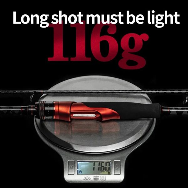 2 Section Spinning Baitcasting Rod Fishing Rod M/ML - Image 3