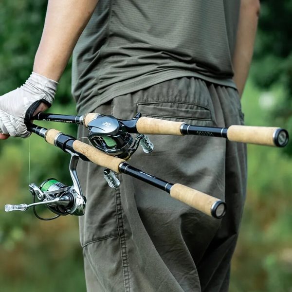 Fuji Guide Lure Rod 2/3 Section Carbon Fiber Light Spinning & Baitcasting Rod - Image 5