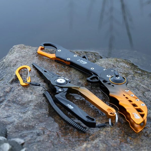 Foldable Aluminum Alloy Multifunctional Fishing Pliers Grip Set - Image 6