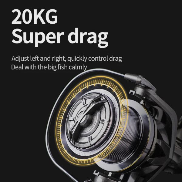 FISHINGHUB NGK II Spinning Fishing Reel - Image 4