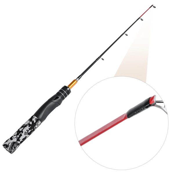 Mini Ice Fishing Rod  Portable Carbon Fiber River Shrimp Carp Fishing Pole - Image 7