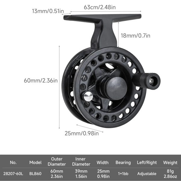 Mini Ice Fishing Rod  Portable Carbon Fiber River Shrimp Carp Fishing Pole - Image 6