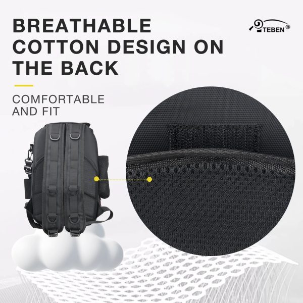 Multifunctional Large Capacity Fishing Tackle Backpack Waterproof - Image 7