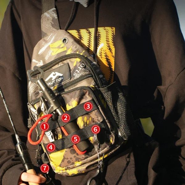 New Fishing Gear Pole Chest Bag - Image 6
