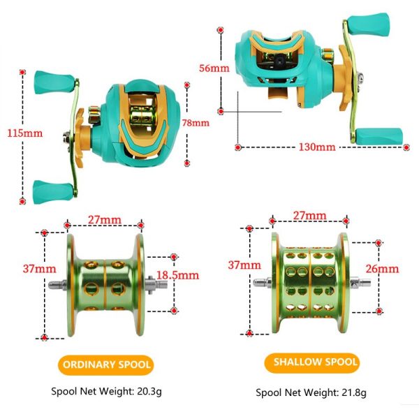 High-Performance 8KG Magnetic Brake Fishing Reel - Image 3