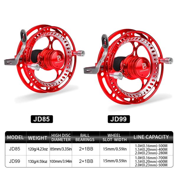 Aluminum 2+1 Ball Bearings  Fly Fishing Wheel - Image 3