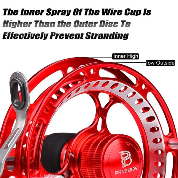 Aluminum 2+1 Ball Bearings  Fly Fishing Wheel - Image 5