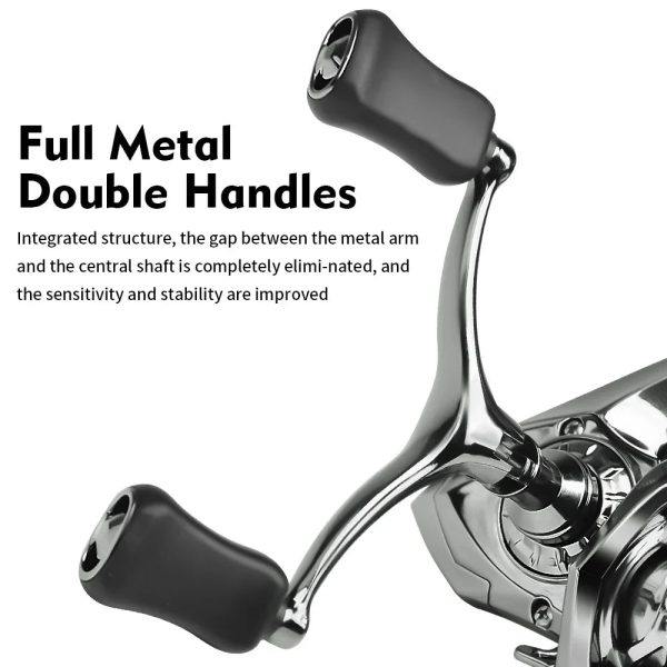 FISHINGHUB HES SPINNING REELS FULL METAL SPOOL REEL - Image 5