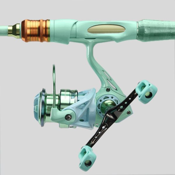 Ultra Light Spinning Reel with Double Handle, 5.2:1 Gear Ratio - Image 7