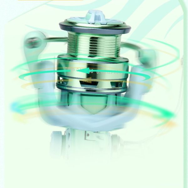 Ultra Light Spinning Reel with Double Handle, 5.2:1 Gear Ratio - Image 5