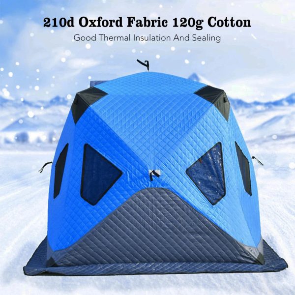 Upgrade Portable Winter Ice Fishing Tent Outdoor Winter Camping Tent - Image 7