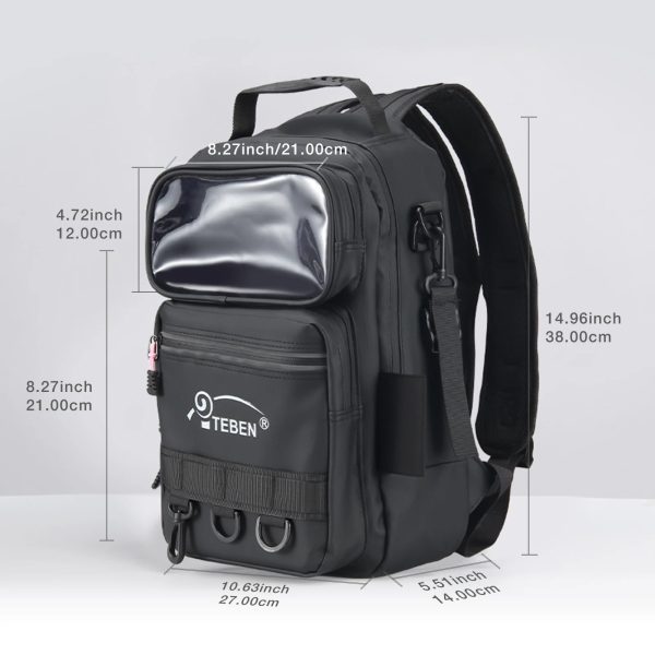 Multifunctional Large Capacity Fishing Tackle Backpack Waterproof - Image 9