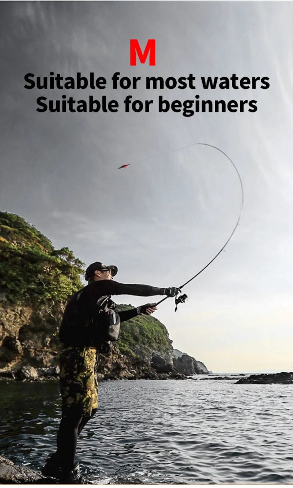 3sections 66-86cm Spinning Rod Carbon Fiber Fishing Lure Rod - Image 10