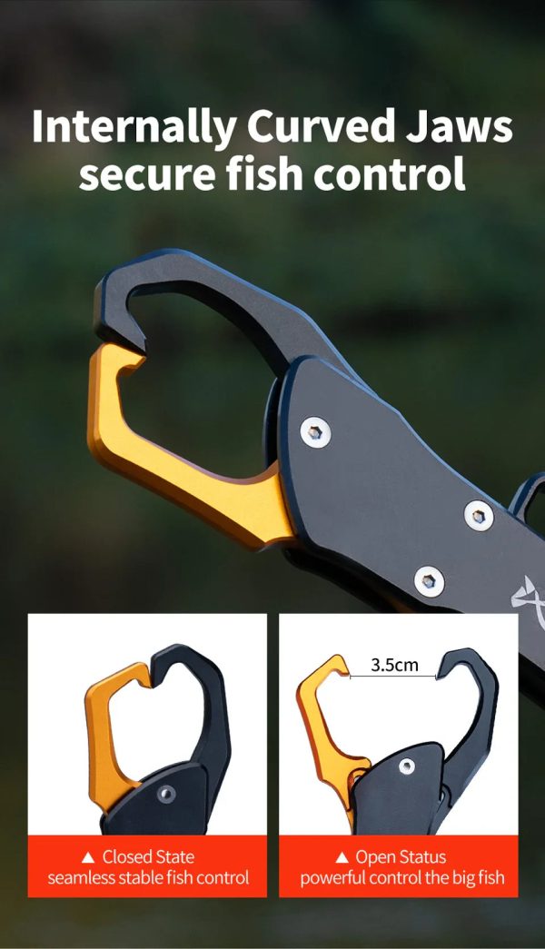 Foldable Aluminum Alloy Multifunctional Fishing Pliers Grip Set - Image 9
