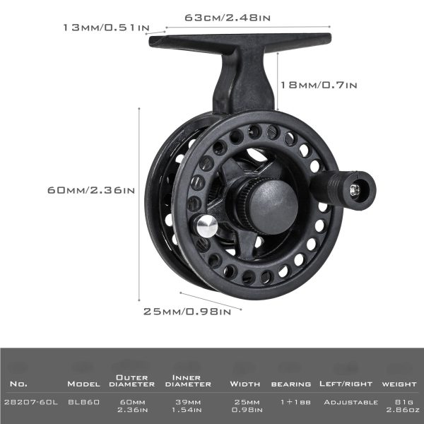 Mini Ice Fishing Rod Portable Carbon Fiber  Winter Fishing Rod - Image 4
