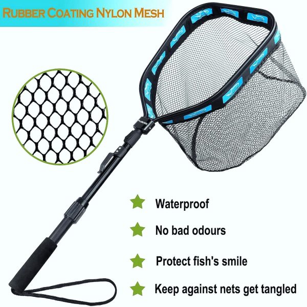 Square Floating Fish Landing Net - Image 3