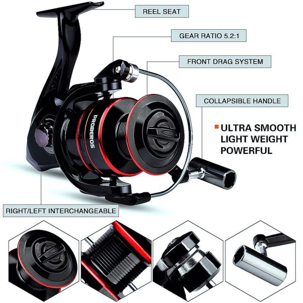 FISHINGHUB- 1.8m Telescopic Casting Fishing Combo Portable Ultralight Rod - Image 5