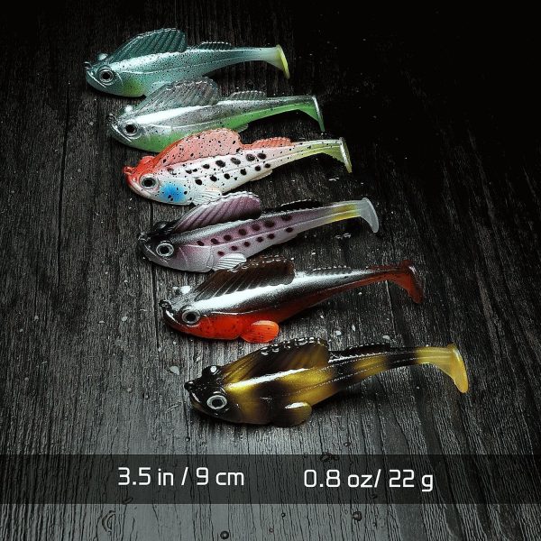 Paddle Tail Swimbait Weedless Fishing Lure for Bass - Image 9