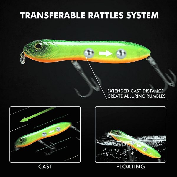 Topwater Snakehead Pencil Fishing Lure - Image 4
