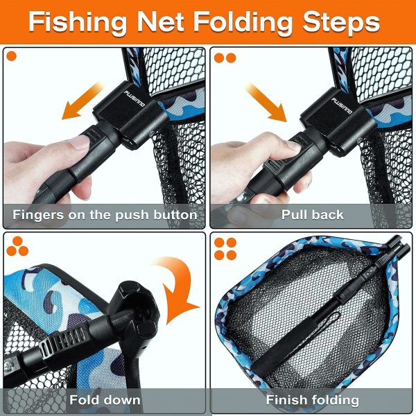 Square Floating Fish Landing Net - Image 7