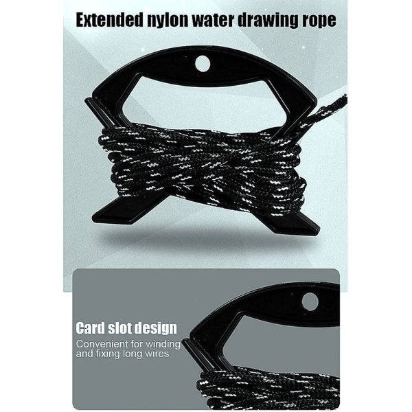 Transparent Collapsible Multi-Functional Fish Live Lures Bucket with 5M Rope - Image 3