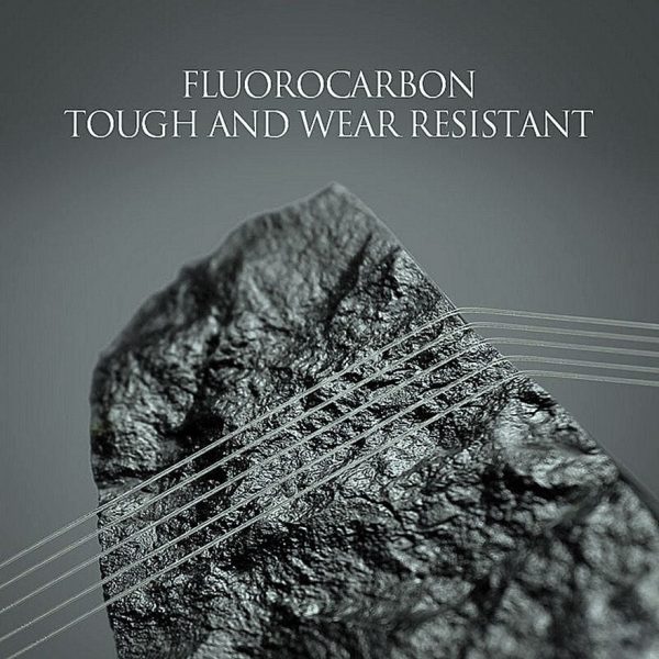 FISHINGHUB-50m 100% Fluorocarbon Carbon Fiber Fishing Line - Image 5