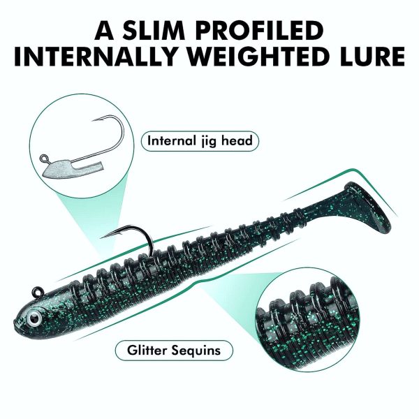 Fishing Grubs Paddle Tail Swimbait Fishing Lure - Image 7
