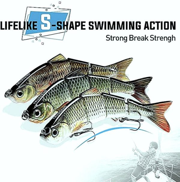 Metal Jointed Swimbait Bionic Bass Fishing Lure-3Pcs - Image 8